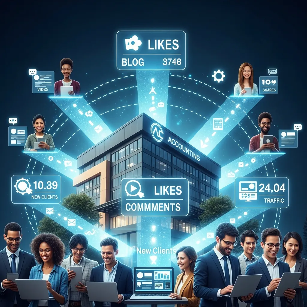 content creation drive engagement for accounting firms