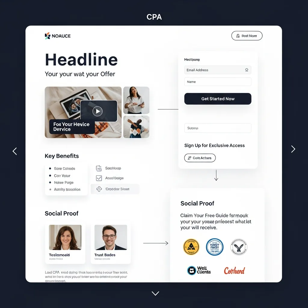 CPA landing page