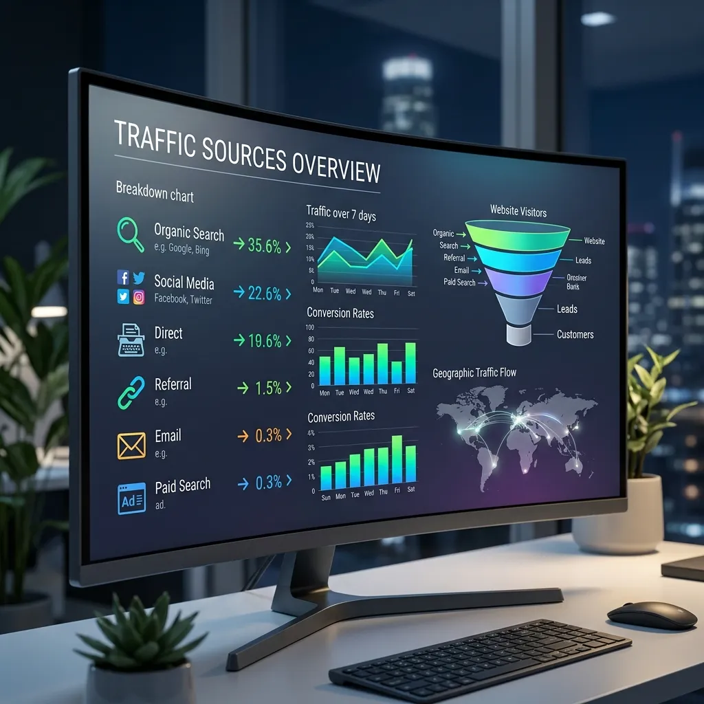 Start with the traffic source