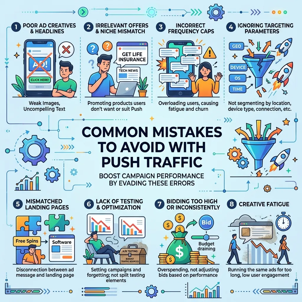 Common Mistakes to Avoid With Push Traffic