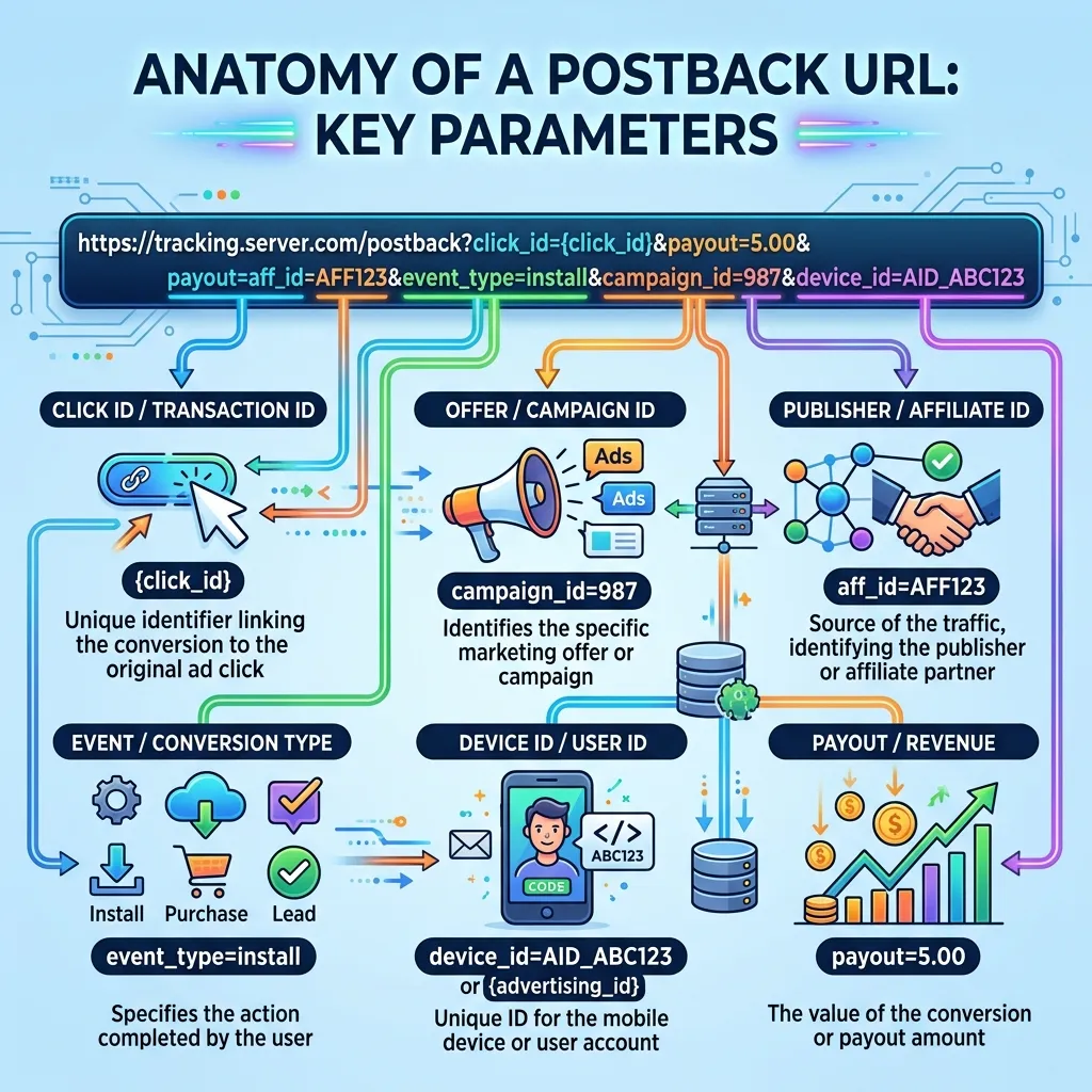 Key Parameters in a Postback URL